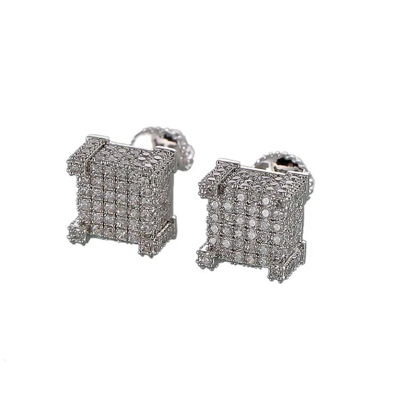 MISSFOX мужские серьги Модные ювелирные изделия пирсинг Корея Винтаж AAA циркон Bling