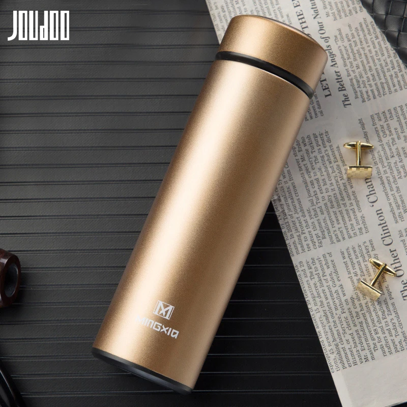 JOUDOO Vacuum Insulation Cup Water Bottle 500ML Stainless Steel Thermos-Cup 35