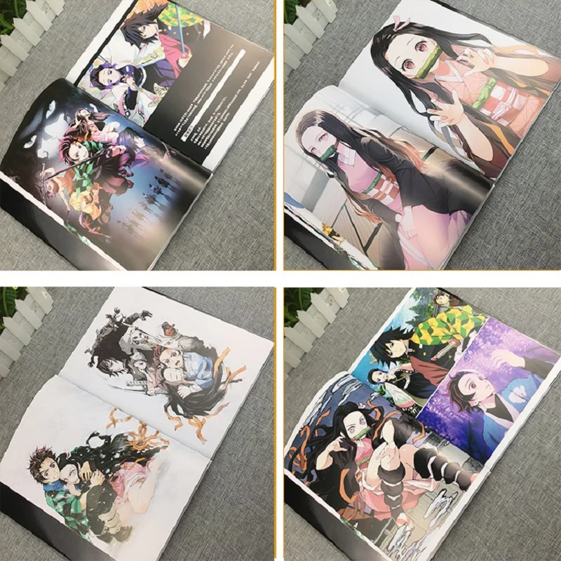 Демон убийца Kimetsu без Yaiba артбук аниме красочный Ограниченная серия