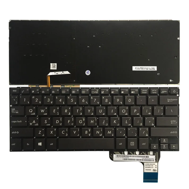 Клавиатура с подсветкой для ноутбука ASUS Zenbook U303 U303LB U303LN U303UA U303UB UX303L UX303 U303L