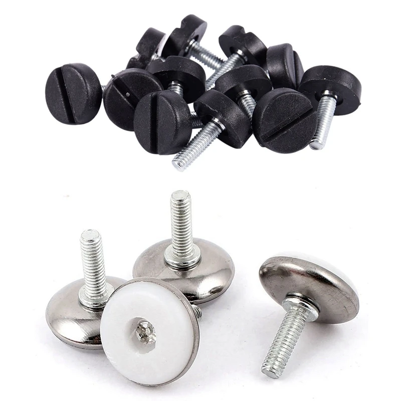 

16 Pcs Anti-Slip Adjustable Furniture Levelling Feet M6 x 20mm Thread