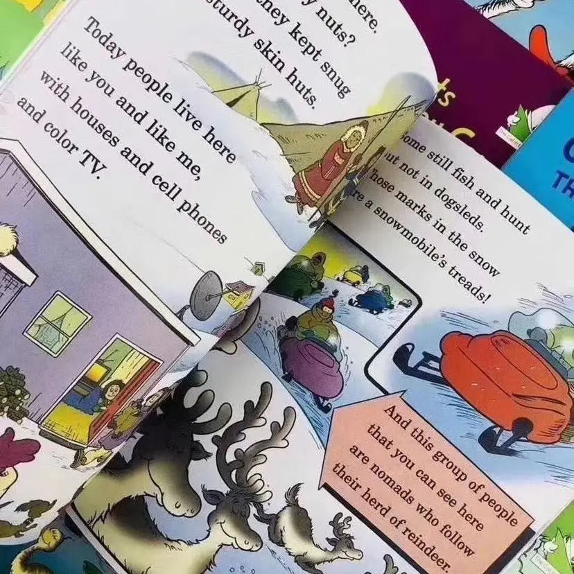 

33 Books/set Dr. Seuss Series Interesting Story Children's Picture English Books Kids Child Festival Gift toy Enlightenment Book