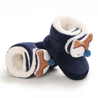 cute winter warm baby shoes soft cartoon cotton padded infant kids baby boys girls soft boot shoes