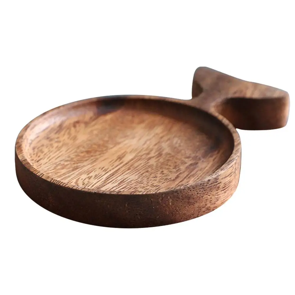 Деревянная тарелка для соуса японская ужина прямоугольник поднос сервировки