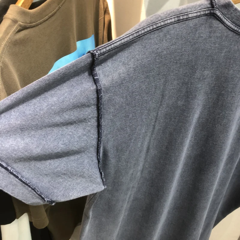 

Washed Heavy Nice Fabric ARNODEFRANCE T-shirt Men Women Vintage Wash Make Old Arnodefrance Tee Tops