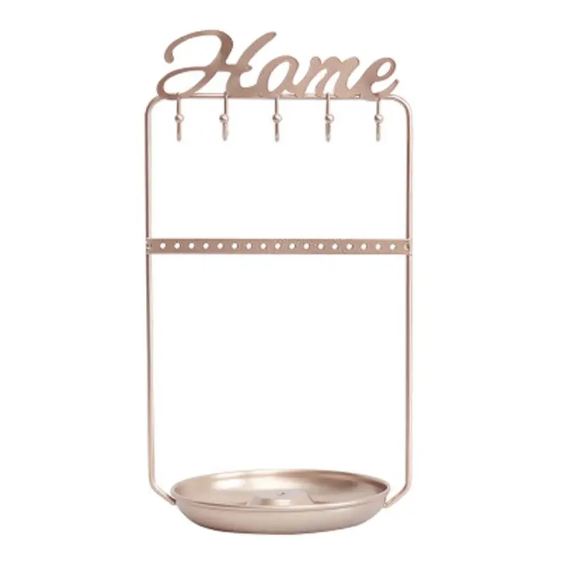 Настольная подставка органайзер для ювелирных изделий 3 в 1 ожерелья лоток кольца