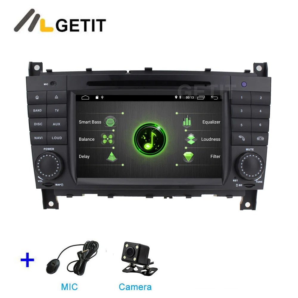 DSP 2G CAMERA DSP 64G PX6 Android 9,0 автомобильный DVD мультимедиа радио gps для Mercedes Benz W203 W209 W219 A-Class A160 C-Class C180 C200 CLK200 - Цвет: DSP 2G CAMERA