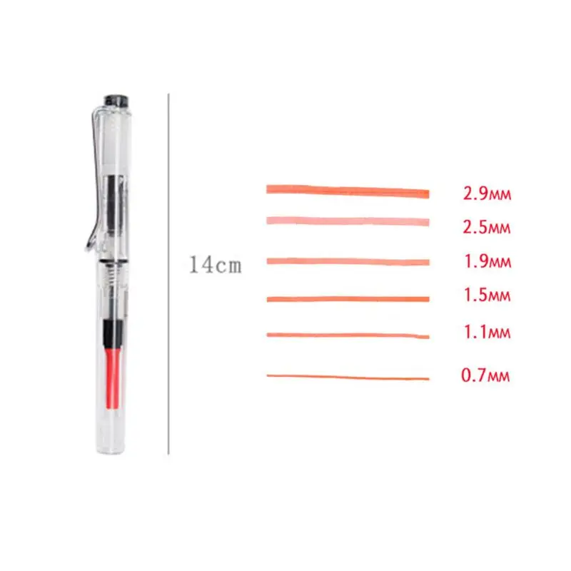 1 шт. Утконос Готическая параллельная каллиграфия Искусство плоский наконечник