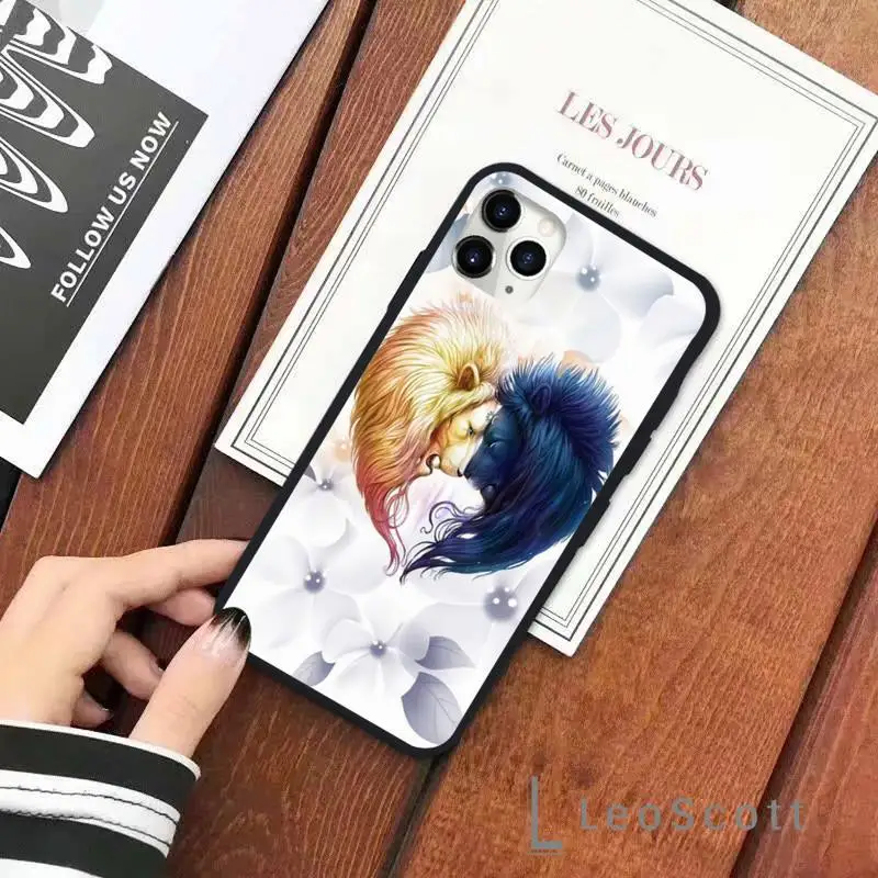 

Cool design Domineering animal Phone Case for iPhone 11 12 pro XS MAX 8 7 6 6S Plus X 5S SE 2020 XR Soft silicone cover funda
