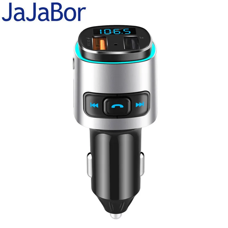 Jajabor Bluetooth автомобильный комплект громкой связи fm передатчик Автомобильный MP3