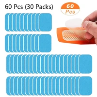60 pcs 30 packs abs trainer gel pads muscle toner pads replacement gel sheet for abs toner abdominal workout toning belt