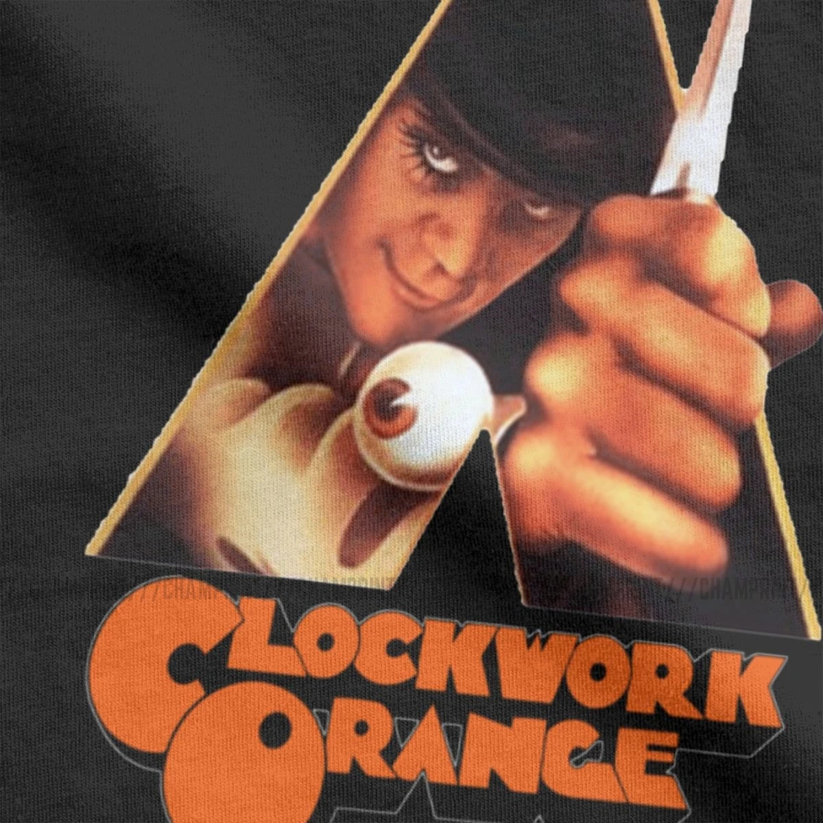Свободная оранжевая заводная футболка Kubrick Alex Ultraviolence для мужчин с вырезом