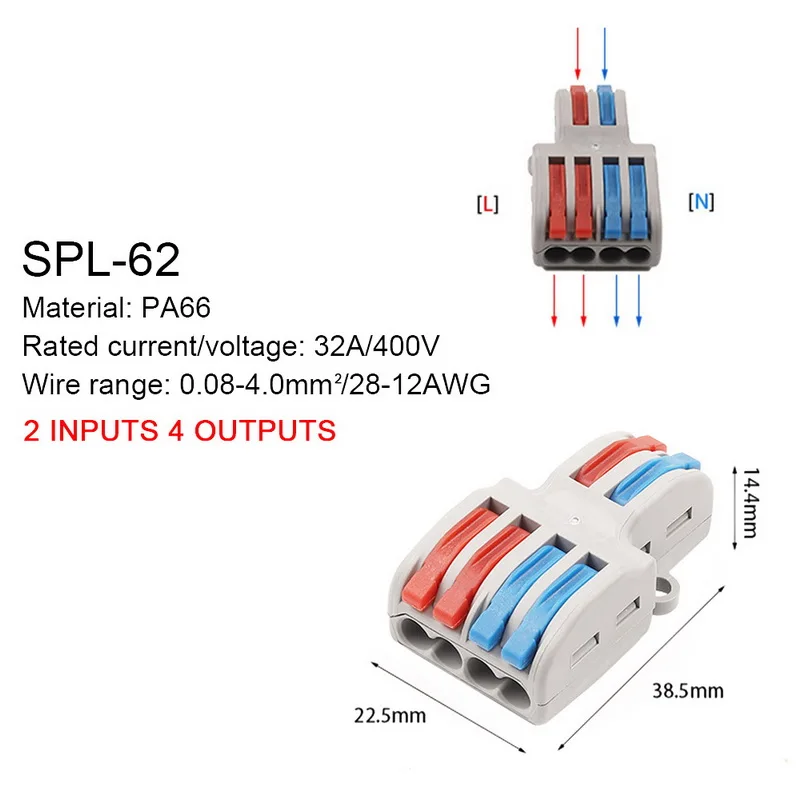 5/10 шт проволочный соединитель Mini быстрой зарядки Универсальный проводка