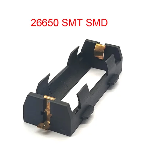 Держатель батареи 26650 SMT 1*26650 SMD SMT Patch 1x26650 Patch Аккумулятор Чехол 26650 батарейный отсек
