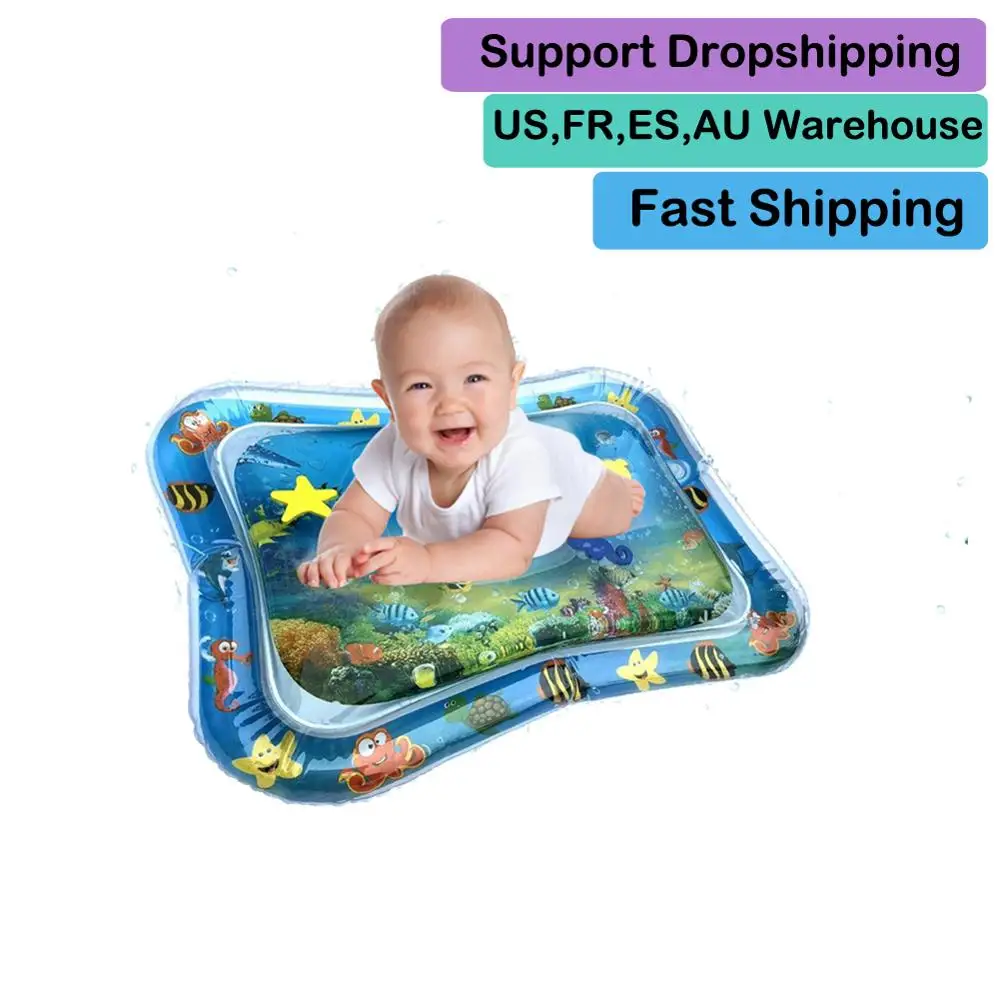 Поддержка Прямая поставка креативный водный коврик детский надувной