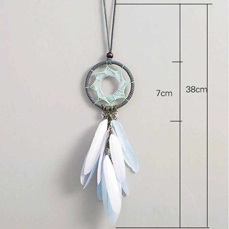 Подвеска в виде Ловец снов с семи конечными звездами креативный украшение белых