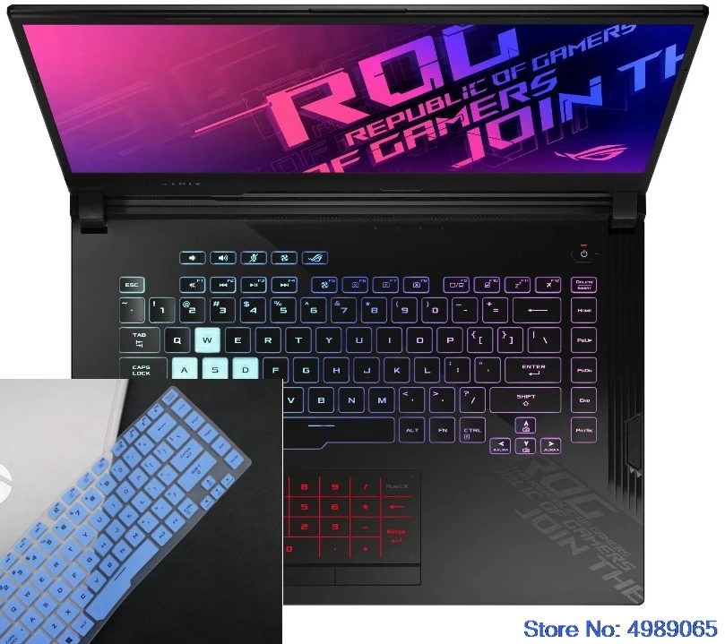Защитная пленка для клавиатуры ноутбука ASUS ROG STRIX G15 G512 G512LU G512LI G512LV G512LW LU LI LV