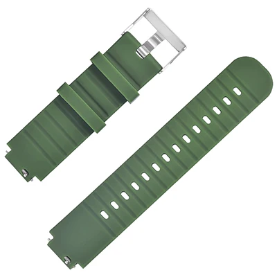 Army Green HANGRUI для Xiaomi Huami Amazfit Watch 2/Amazfit Verge 2/A1807 мягкий силиконовый спортивный ремешок на запястье ремешок быстросъемный браслет - Цвет: Army Green