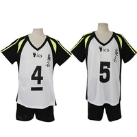 haikyuu bokuto koutarou cosplay costume volleyball basketball sportswear high school sports uniform loose short sleeve shorts
