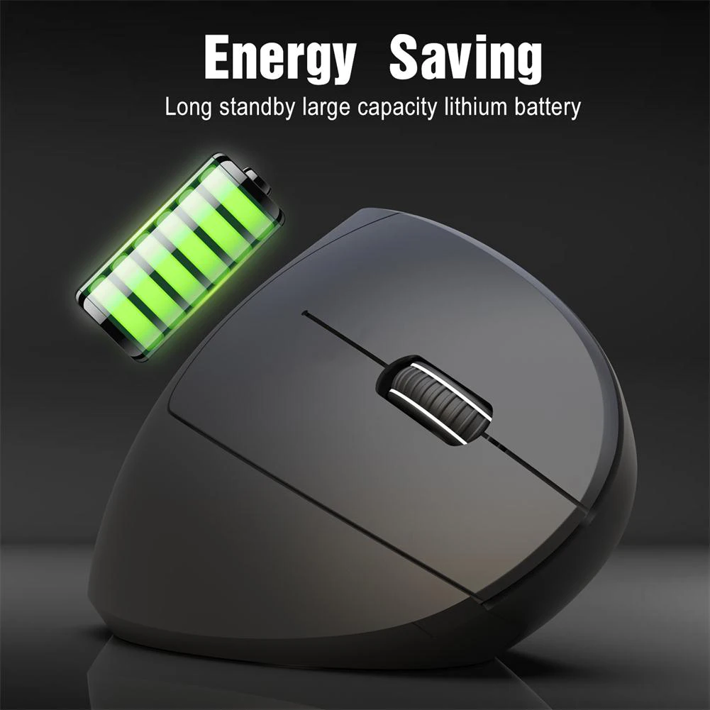 Новая вертикальная беспроводная Bluetooth мышь перезаряжаемая компьютерная