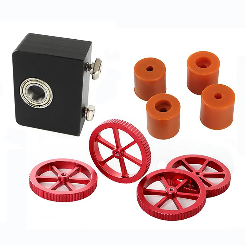 Аксессуары для 3D-принтера металлический красный ручной винт Выравнивающая гайка