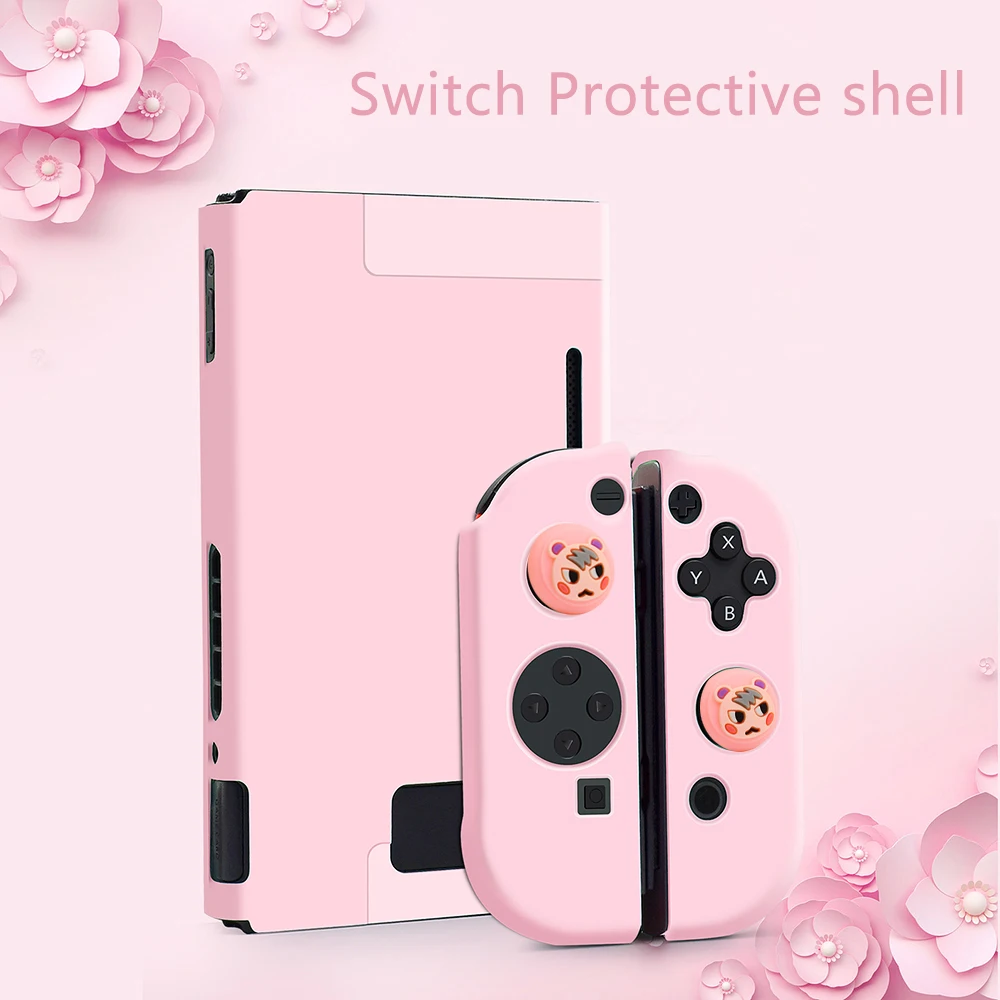 

Pink For Nintendo Switch Hard Shell Case Controller Cover Shell NS Game Console Protective Cover For Nintendo Switch Accessories