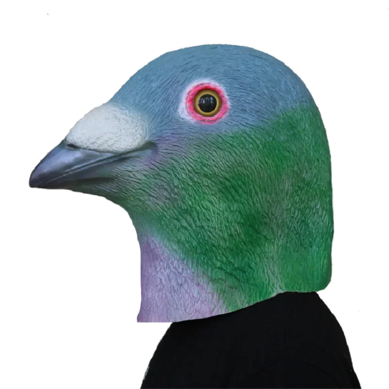 

Маскарадная маска унисекс, аниме мультфильм, 3D птица, голубь, Хэллоуин, лицевая маска, косплей-костюмы, подарок