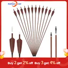 Стрелы Toparchery из чистого карбона, Деревянная Кожа, Позвоночник 400, 32 дюйма, ID6.2, индейки, лопатки, Рекурсивный лук, лук, охота