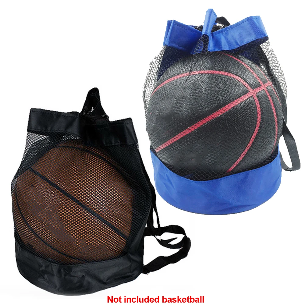 

Durable Carry Oxford Cloth Basketball Pouch Multipurpose Large Capacity Mesh Bag Football Storage Organizer Portable Crossbody