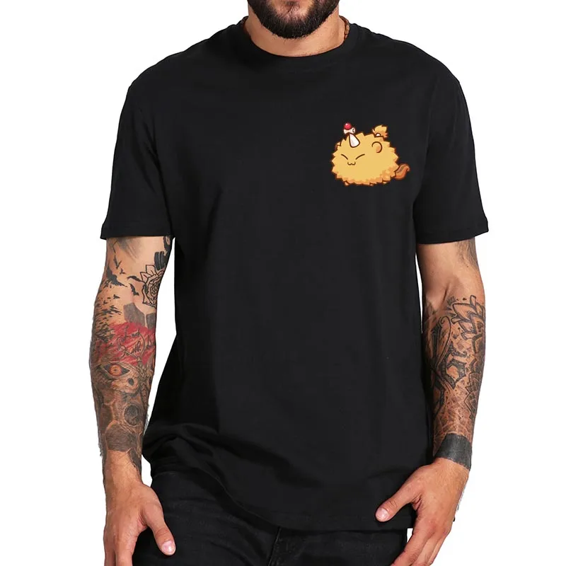 

Axie Infinity Pet T-shirt New Blockchain Game Crypto Axie Fan Tee Soft Summer Premium 100% Cozy Men's T Shirt EU Size