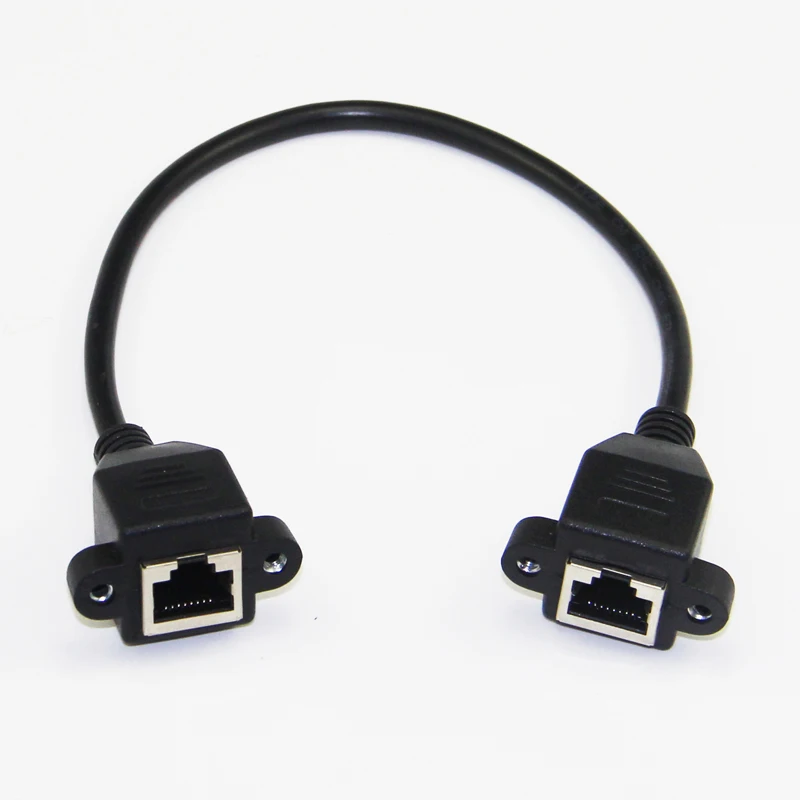 5 шт./лот Cat5 8pin RJ45 гнездо Ethernet LAN Сетевой удлинитель адаптера разъем
