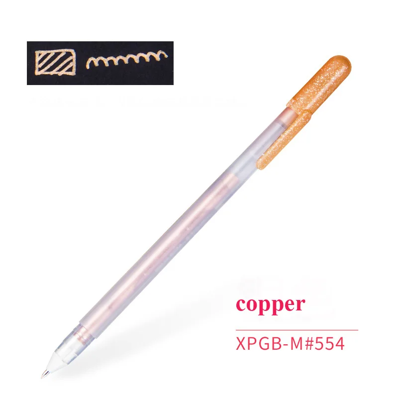 Copper Сакура креативный высокий свет ручка для рисования DIY картина Акварельная комикс ручная роспись маркер для выделения ручки для школы поставка XPGB - Цвет: Copper