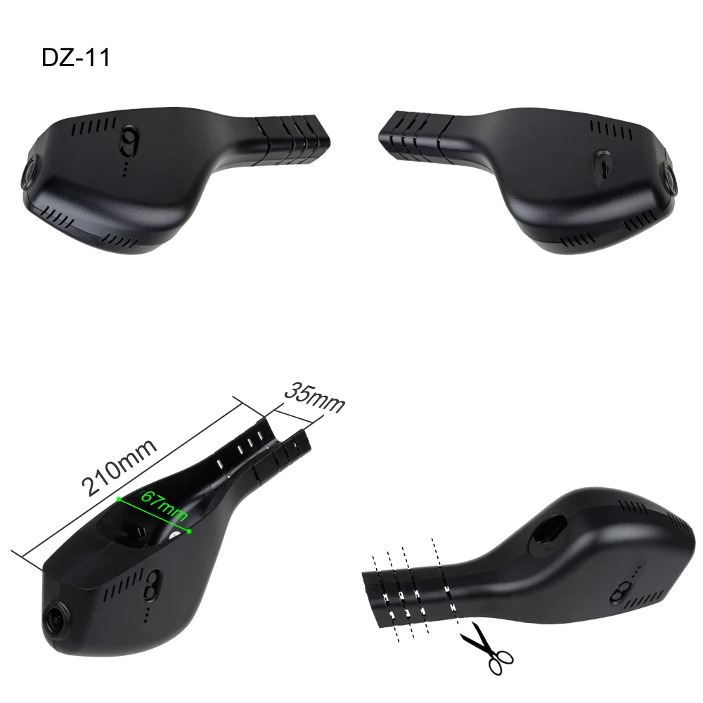 SINOSMART Novatek 96658 автомобильный Wifi DVR для Volkswagen Polo Passat Touran Tiguan Bora Magotan Golf и т. Д. Управление приложением SONY IMX323