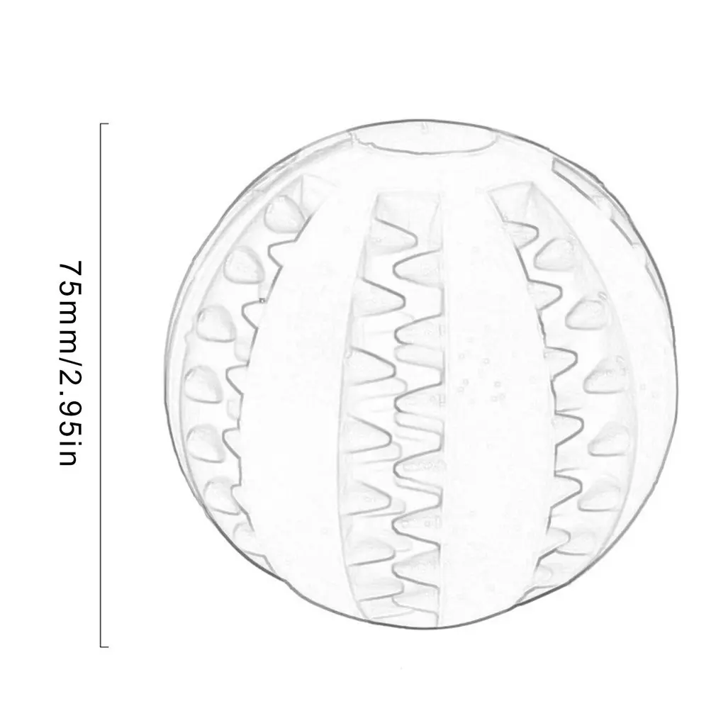 

Puzzle dog teeth cleaning teeth missing ball snacks bite resistant stretch ball rubber pet toy balls
