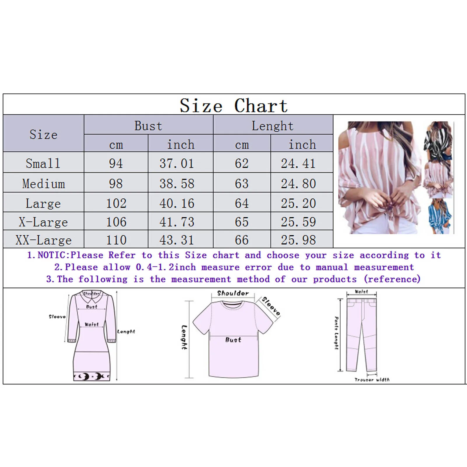 

Women Elegant Ruffles Shirts Sexy Off Shoulder Half Sleeve Bowknot Summer Fashion Plus Size Striped Shirt Tops New R5