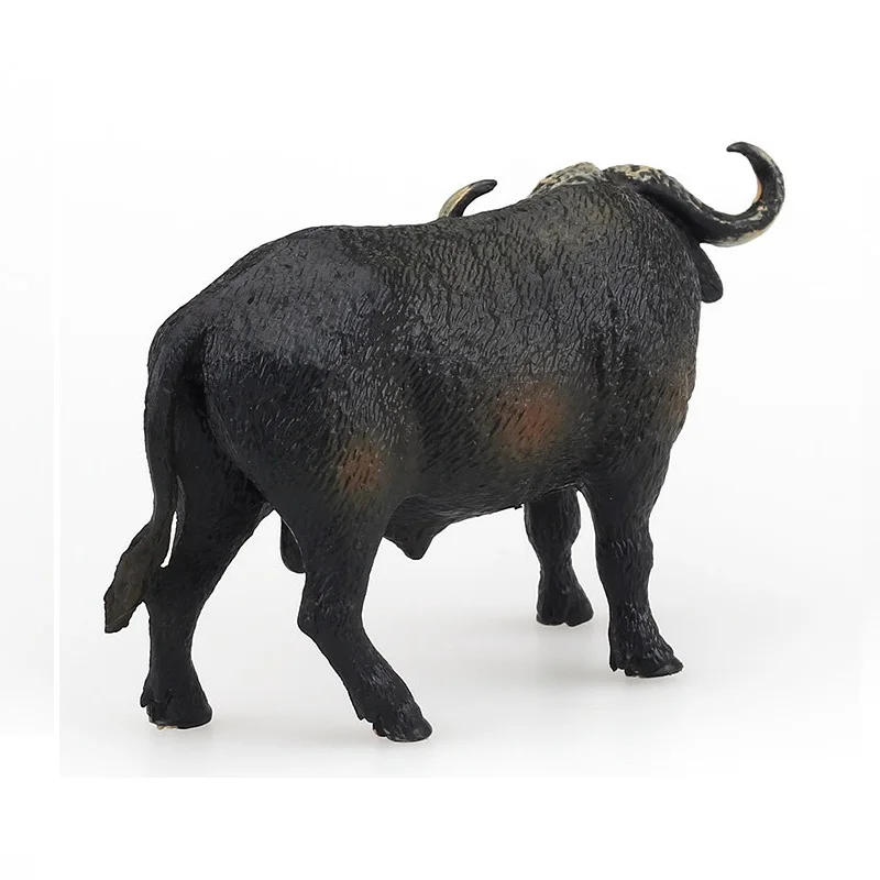 

African Buffalo Cattle Classic Toys For Boys Children Wild Life Animal Figure Model