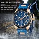 New LIGE Silicagel Watches For Mens Sport Waterproof Luminous Chronograph Top Brand Luxury Quartz Men Watch Relogio Masculino Other Image