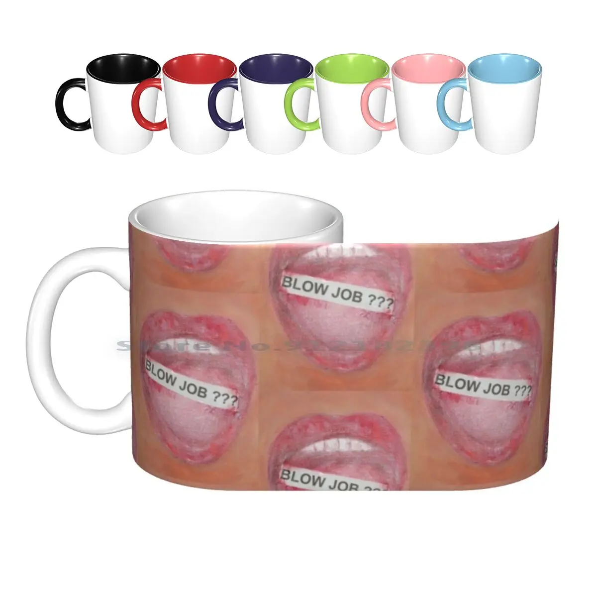 

 Керамические кофейные кружки, чашки, кружка для молока, чая, сексуальное искусство, живопись, поп-арт, абстрактные смешанные Медиа, оригина...