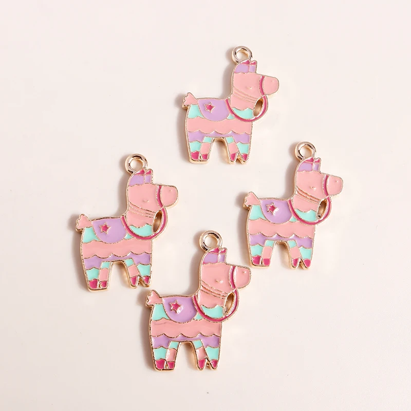 Смешанные стили эмалированные Подвески в виде пустыни зеленого растения кактуса