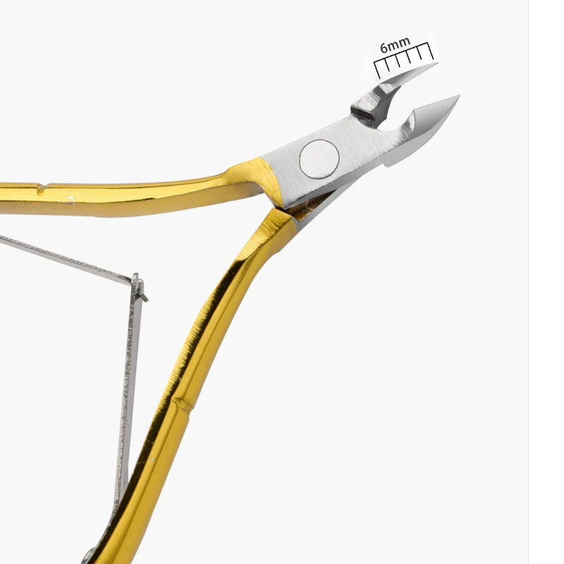 1 шт. золотые кусачки для кутикулы из нержавеющей стали инструменты дизайна