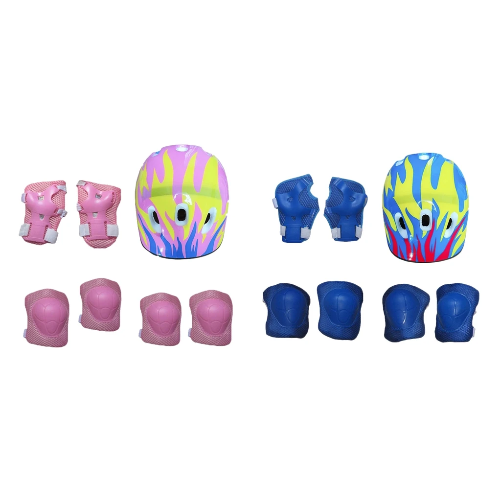7 шт. детские спортивные наколенники с защитой налокотники руки запястья