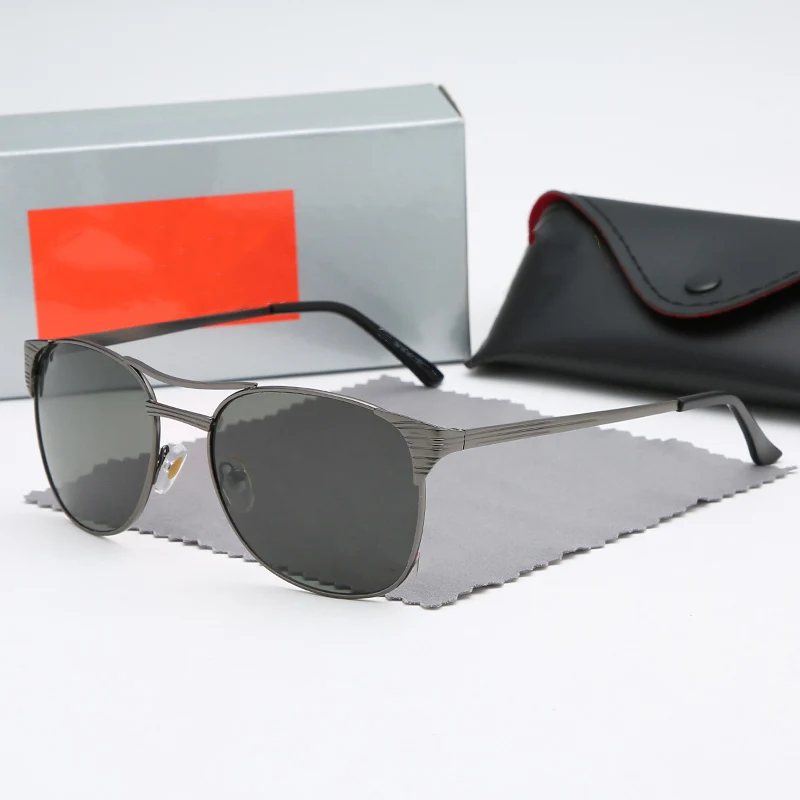 

2021Designer Brand Design Elegant Polarized Oversized Round Sunglasses Women Simple Fashion Big Men Sunglasses With Original Box