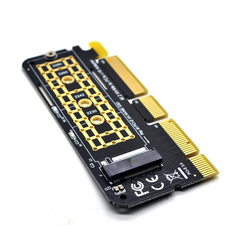 M.2 NVMe SSD в PCI E X16 конвертер карта NGFF M Key PCIe Express X4/X8/X16 HDD жесткий диск твердотельный
