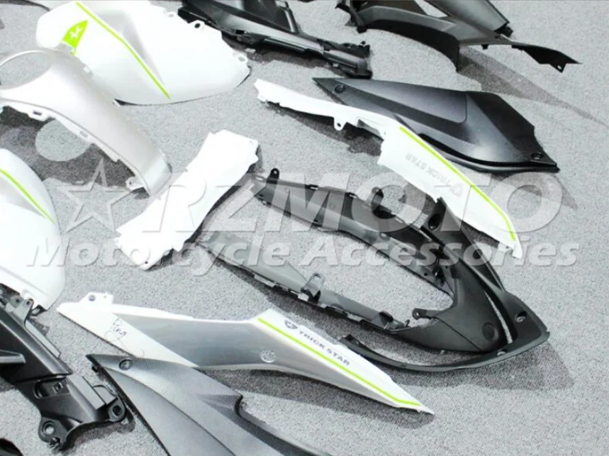 

High quality New Injection Mold ABS Motorcycle Full Fairing Kit Fit For YAMAHA R3 R25 2014 2015 2016 2017 2018 White Silver