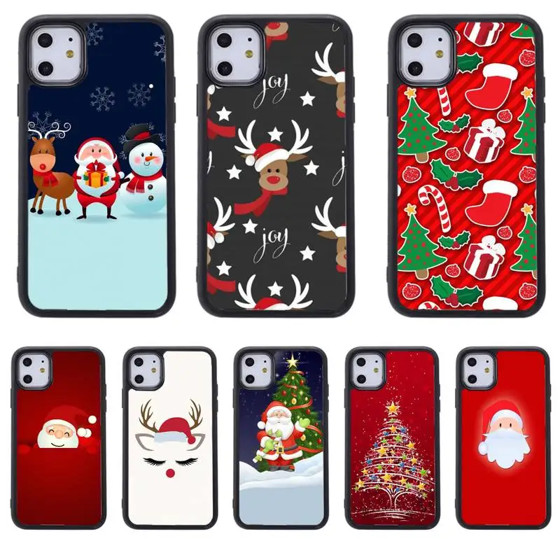 

Cartoon Doll Merry Christmas Phone Case for iphone 11 12 pro se 20 max xr xs x 7 8 6s plus mini Fundas Coque cover PC&TPU