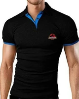 youth polo shirt male short sleeve tee topshirt jurassic park tshirts dinosaur world graphic men t shirt s 5xl