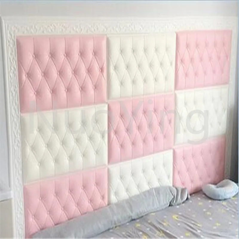 3d Самоклеящиеся наклейки на стену для кровати мягкое покрытие изголовья защита