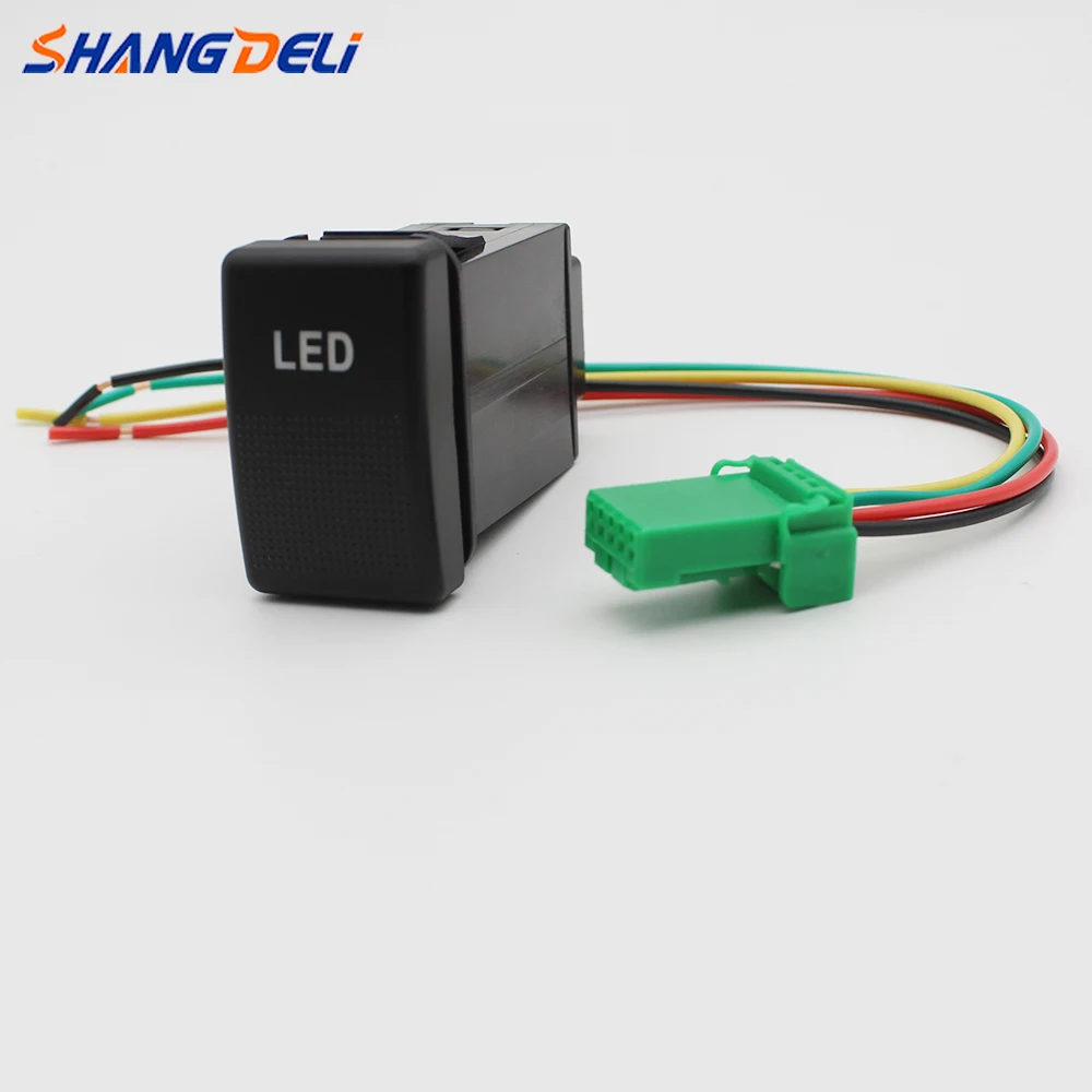 For Mazda 3 Mazda 6 Car LED Light Switch On Off button With Wire