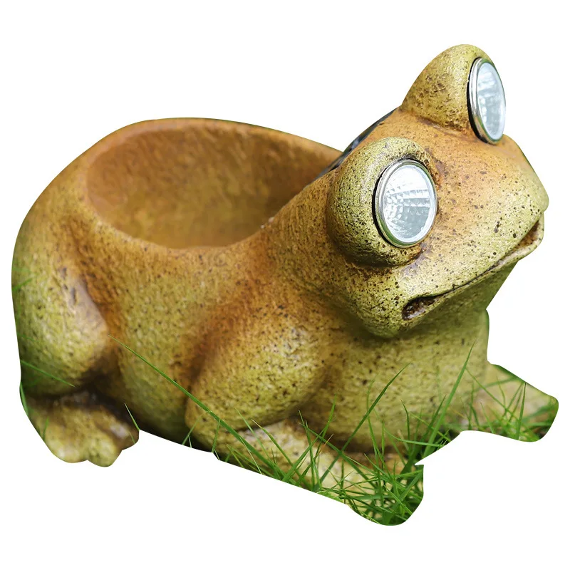 

Modern Home Decoration Office Accessories Solar Animal Garden Statue Ornaments Christmas Figurines Miniature Animali Natalizi C