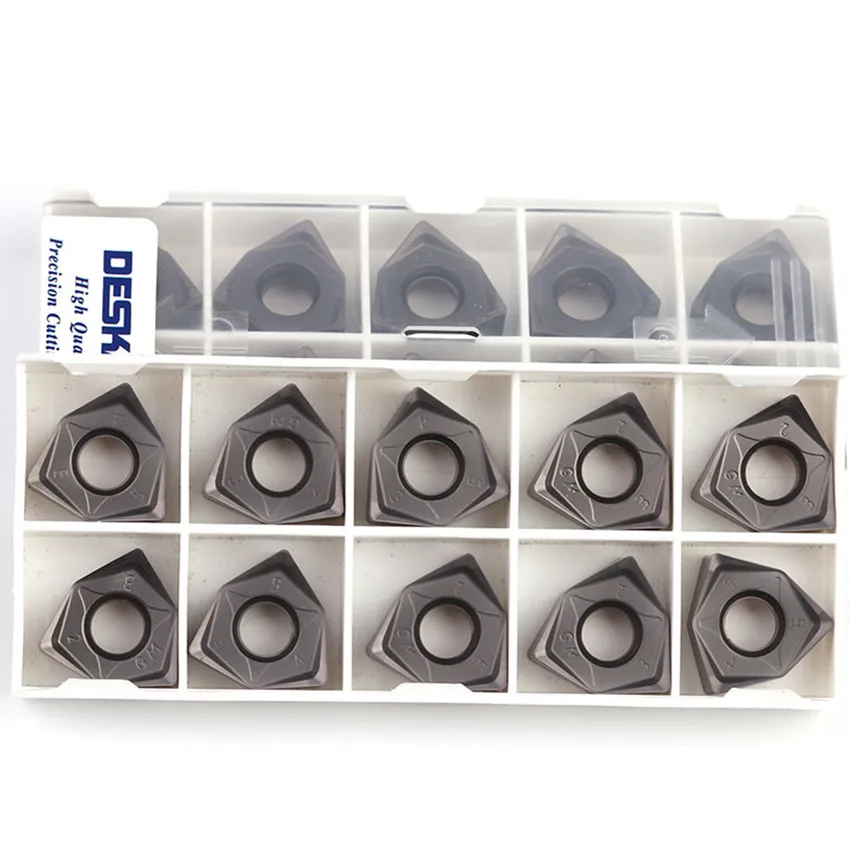

DESKAR WNMU080608EN-GM LF6018 Milling Cutting Cutter Carbide insert CNC Lathe Turning Tools Parts For Stainless Steel 10PCS/BOX